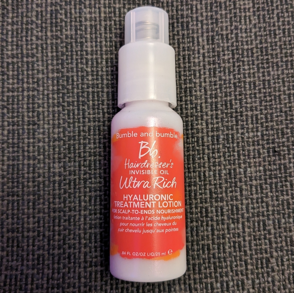 USED Bumble & Bumble Hairdresser's Invisible Oil Ultra Rich Hyaluronic Treatment